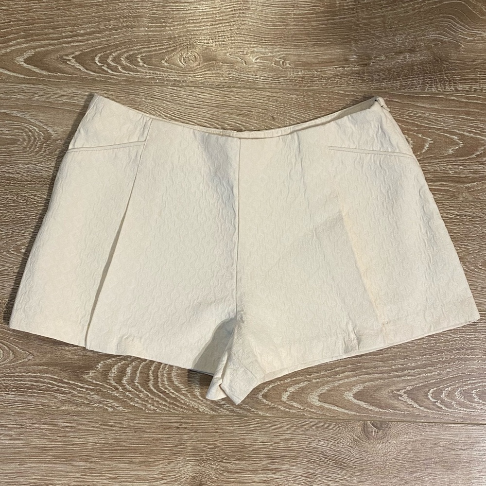 Cream Shorts